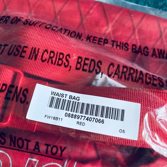 Red Supreme Waist Bag (unisex) - Picture 7 of 7